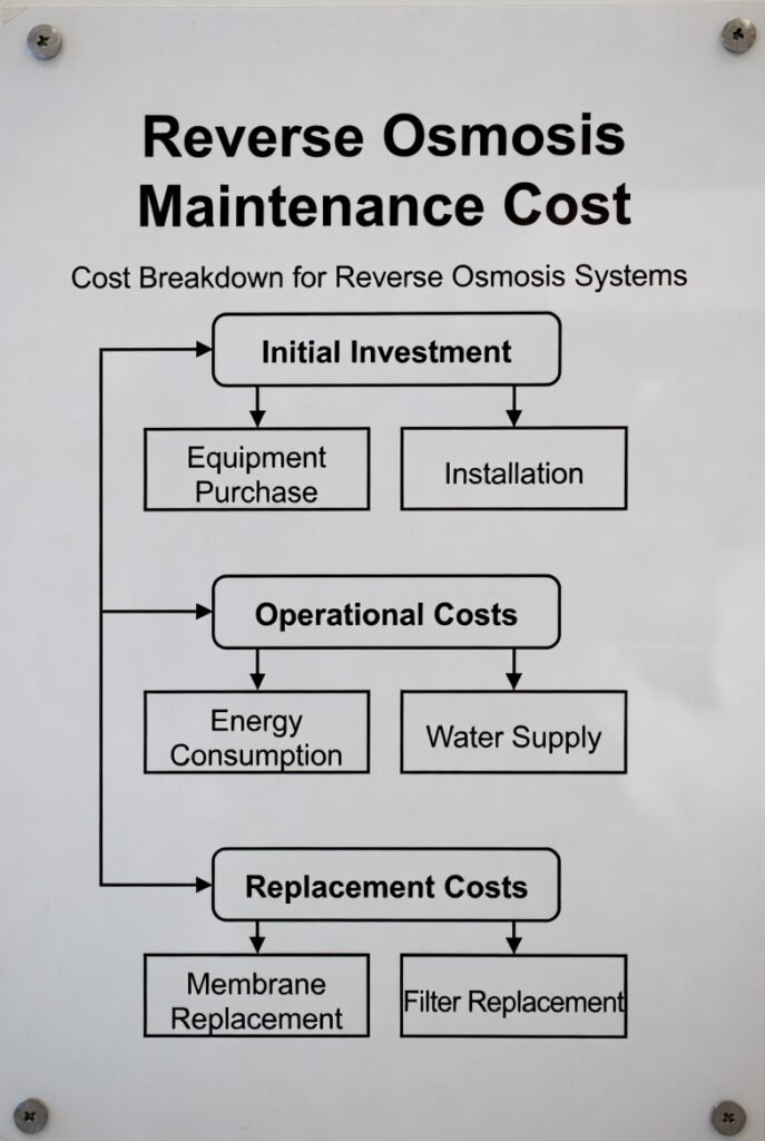 Reverse Osmosis Maintenance Cost: The Real Ongoing Expense (and Where It Quietly Spikes) reverse osmosis filter replacement diagram cost