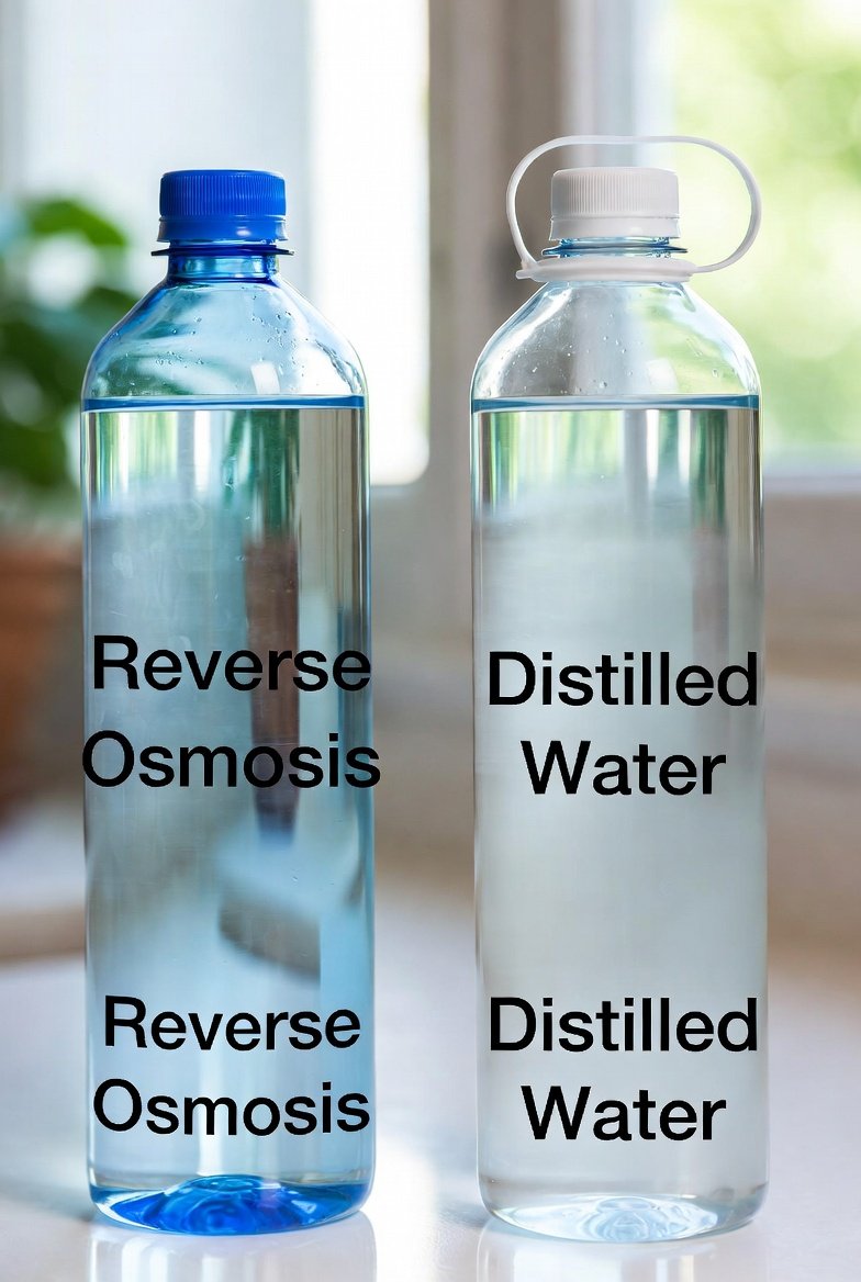 reverse osmosis vs distilled water process
